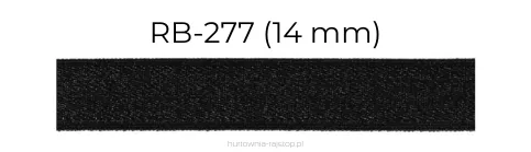 Julimex ramiączka czarne 14mm RB-277