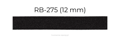 Julimex ramiączka czarne 12mm RB-275